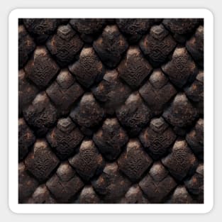 Dark Nordic pattern, model 1 Sticker